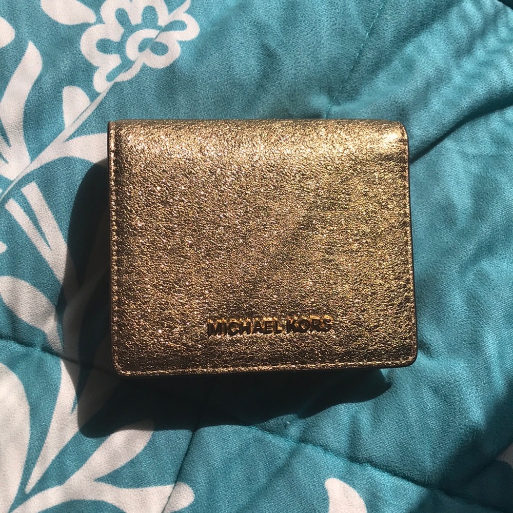 MK glitter wallet